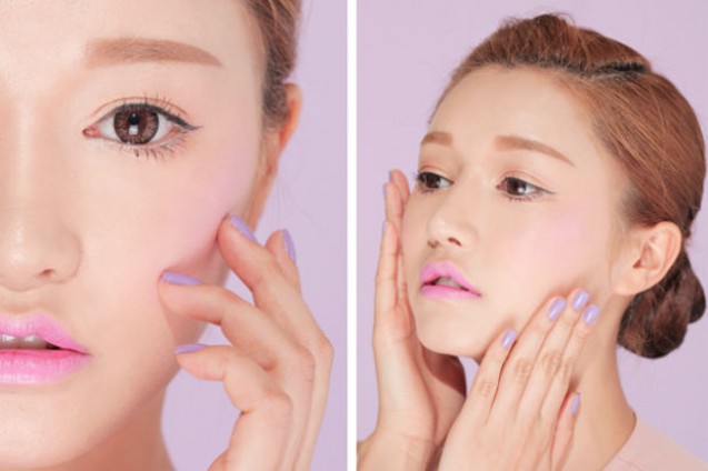 Blush on warna ungu